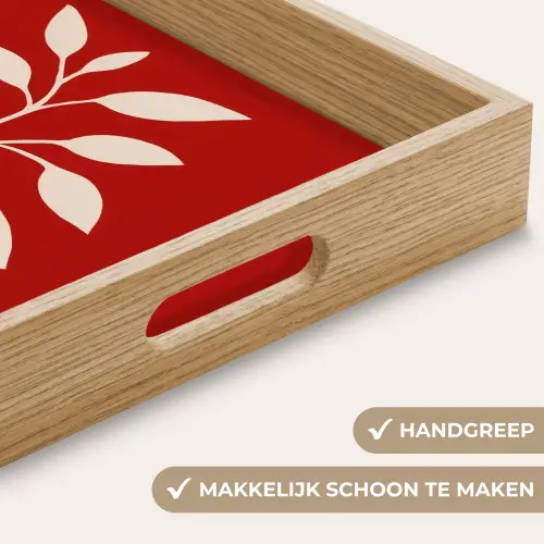 Silhouet - Bladeren - Tak Dienblad Rechthoek middel -USP_HandgreepNL