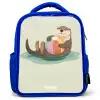 Otter - Strandbal - Water Kinderrugzak - Blauw middel -3d