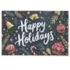 Feestelijk - Kerstgroet - Kleurrijk Deurmat klein -zkaufland3d