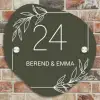 Olijfgroen - Klassiek Naambord Organisch middel -sfeer10