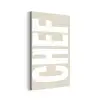Wit - Chef - Decoratie - Japandi aluminium wit klein -3d