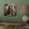 Schotse hooglander - Toilet - Krant - Badkamer plexiglas 5mm klein -sfeer3