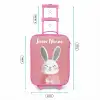 Konijn - Blosje - Stippen - Roze Kinderkoffer - Roze klein -productfoto_formaten