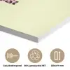 Karma - Luipaardprint - Geel PET vilt klein -closeup_NL