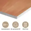 Bloem - Minimalistisch - Wit PET vilt klein -closeup_NL