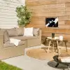 Vrouw - Wijn - Chic tuinposter los doek klein -sfeer4