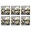 Bloemen - Orchidee - Abstract - Modern onderzetter kurk middel -3d
