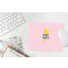 Why not - Bliksem - Roze muismat rubber klein -witbureau