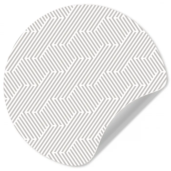 Grafisch - Patroon - Modern -  Geometrisch Wandcirkel behangsticker klein 186 -3d
