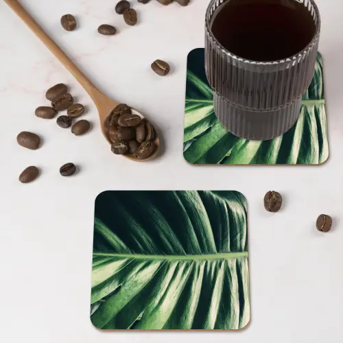 Tropisch - Inductie mat - Natuur - Inductie beschermer - Jungle onderzetter kurk middel -sfeer2