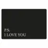 Zwart - Minimalistisch - Valentijn Placemat vinyl groot -zzsfeer1_Kitchenyeah-website