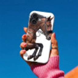 Paard - Springen - Modern Toughcase MagSafe Apple iPhone 17 klein -Sfeer1V