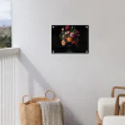 Boeket - Romantisch - Kleurrijk tuinposter los doek klein -sfeer8