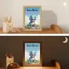 Draak - Blauw - Jongens - Kinderen Light Box met kabel (Kinderlampje) klein -sfeer3_kind