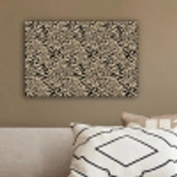 Giraf - Zebra - Motief - Bruin canvas 2cm klein 34 -sfeer3