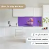Disco - Eend - Paars keuken achterwand 2 middel -sfeer4_NL
