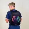 Game - Controller - Kleurrijk Rugzak - Zwart middel -sfeer8