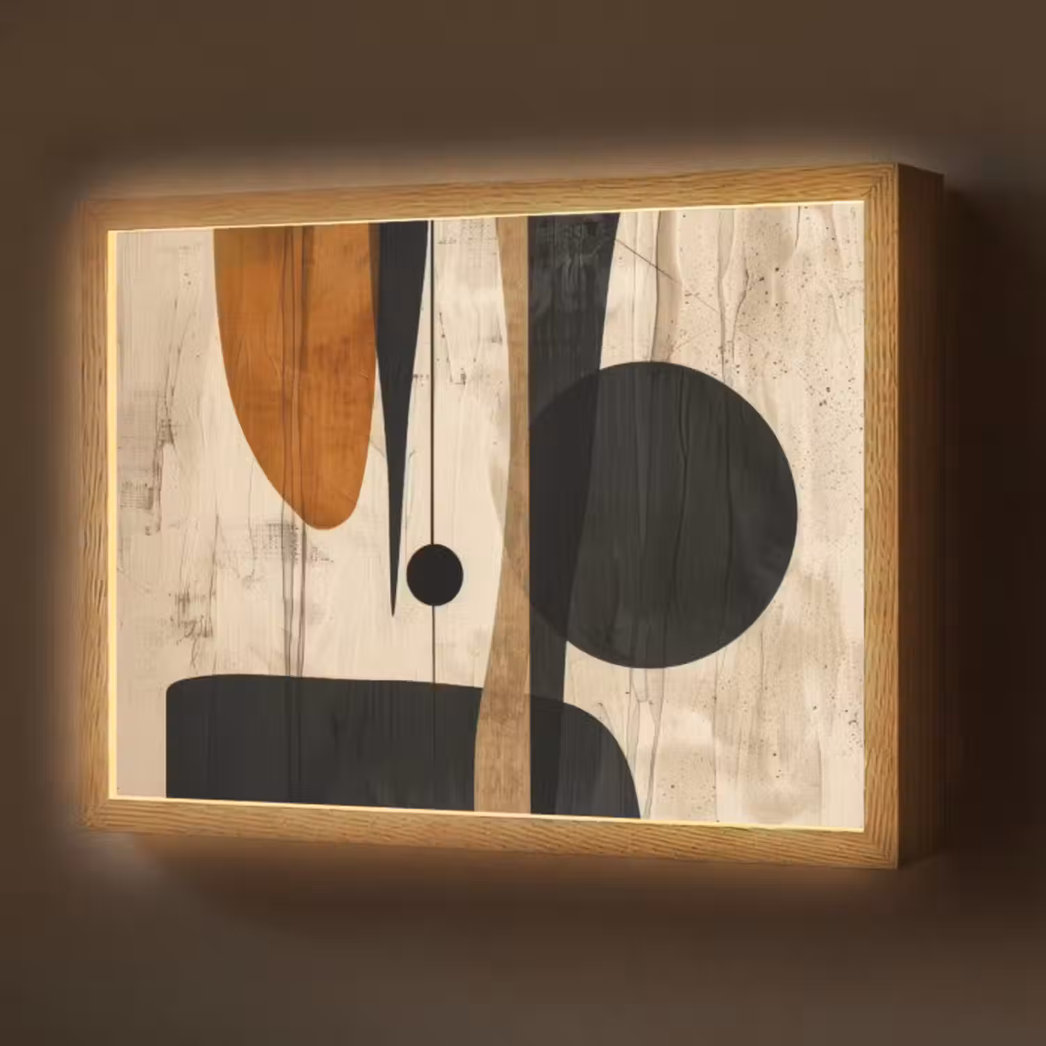 Lightbox - Wandleuchte - Abstrakt - Kunst - Formen - Modern