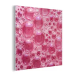 Roze - Schuim - Bubbels plexiglas 5mm klein -z3d