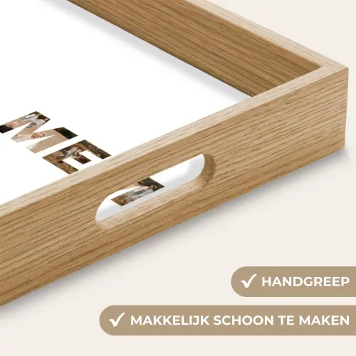 Heit & Mem - Lettercollage Dienblad Rechthoek middel -USP_HandgreepNL