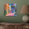 Geel - Blauw - Oranje - Huis plexiglas 5mm klein -sfeer3