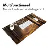 Bos - Mist - Zonlicht Muismat XXL klein -sfeer4