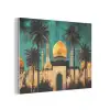 Moskee - Goud - Arabisch - Islamitische PET vilt klein -3d