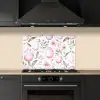Patroon - Eieren - Roze - Pasen keuken achterwand spatscherm klein -sfeer1