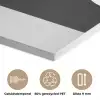 Buldog - Zwart - Abstract - Vlakken PET vilt klein -closeup_NL