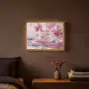 Abstract - Modern - Water - Orchidee Light Box met batterij (Wandlamp) middel -sfeer4