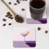 Cocktail - Paars - Minimalistisch - Citroen onderzetter kurk middel -sfeer2