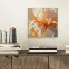 Close up - Oranje - Iris aluminium wit klein -sfeer1