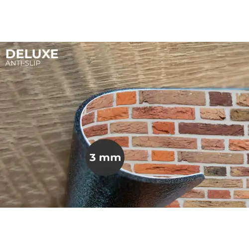 Bakstenen - Aardetinten - Muur - Rustiek Placemat vinyl groot 368 -closeup