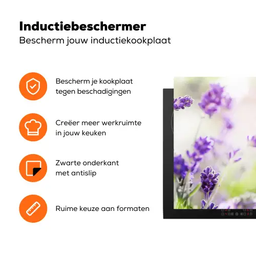 Vlinderdans in Lavendel Inductie beschermer vinyl 3mm klein -zzzzzzz-td-ups