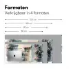 Fiets - Pastelkleuren - Bloemen Muismat XXL klein -sfeer5