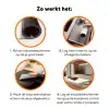 you go girl - 3D - Rood Inductie beschermer vinyl 3mm klein -zzzzzzz-td-werking
