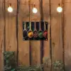 Houten - Lepels - Specerijen - Kruiden tuinposter los doek klein -sfeer1