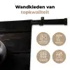 Kop - Koffie - Hout - Bonen Wandkleed katoen klein -sfeer2