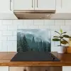 Naaldwoud - Bergen - Mist keuken achterwand spatscherm klein -sfeer2