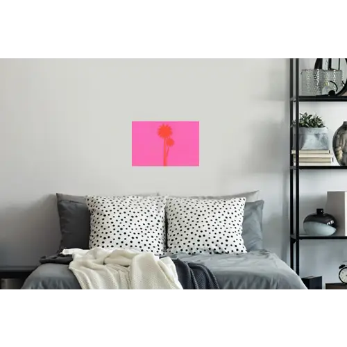 Palmbomen - Modern - Roze Muursticker klein -slaapkamer