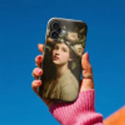 Bloemenstilte - Vrouw - Portret Toughcase MagSafe Apple iPhone 17 klein -Sfeer1V