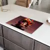 Vrouw - Donuts - Kleurrijk Inductie beschermer vinyl 3mm klein -sfeer8