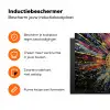 Explosie - Goud - Kleurrijk - Abstract Inductie beschermer vinyl 3mm klein -zzzzzzz-td-ups