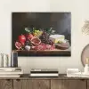 Borrelplank - Stilleven - Vintage PET vilt klein -sfeer1