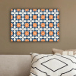 Traditioneel - Tegel - Oranje canvas 2cm klein 34 -sfeer3