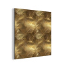 Palm - Waaier - Goud aluminium wit klein 46 -3d