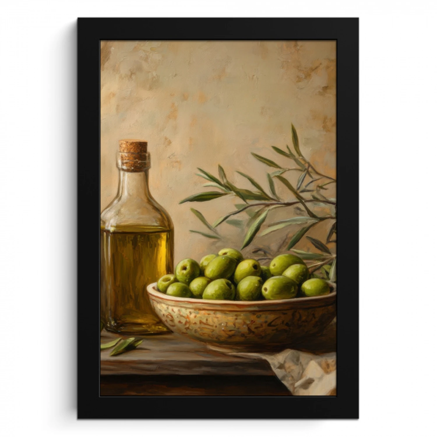 Olijven - Stilleven - Vintage KitchenYeah - Keuken - Fotolijst klein -3d
