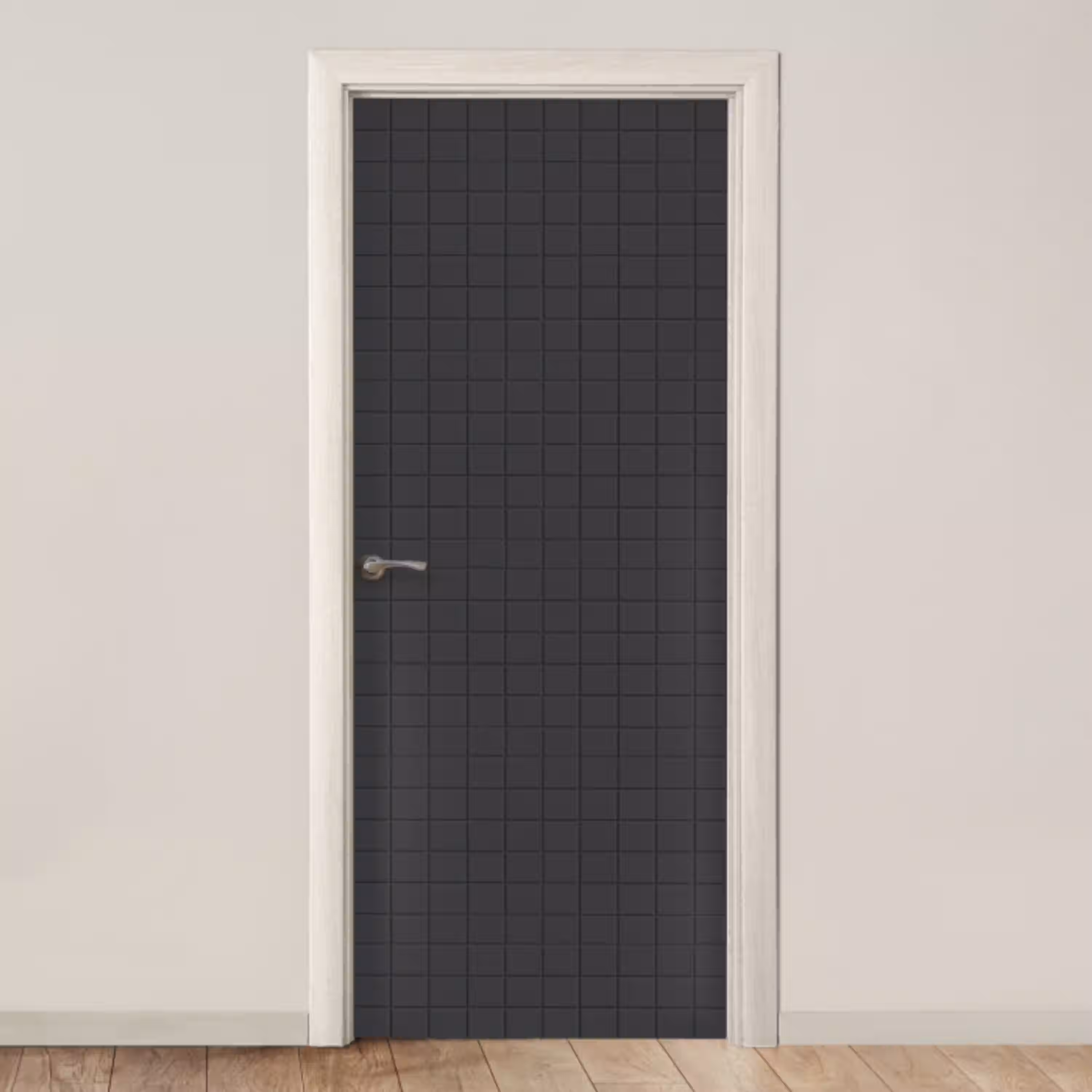 Patroon - Tegel - Antraciet deurposter klein 289 -3d_beige