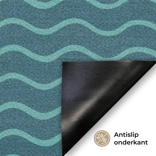 Zee - Dieren - Donkerblauw - Golf Deurmat klein 898 -antislip_NL