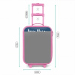 Dier - Ruimte - Planeet - Raket Kinderkoffer - Roze klein -productfoto_formaten